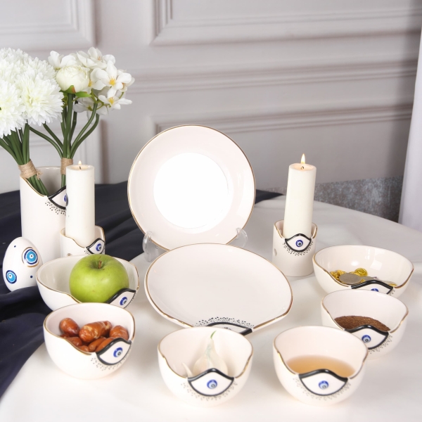 Evil Eye Ceramic Haft Sin