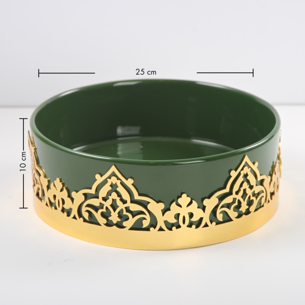 Golden Eslimi Majesty Serving Bowl