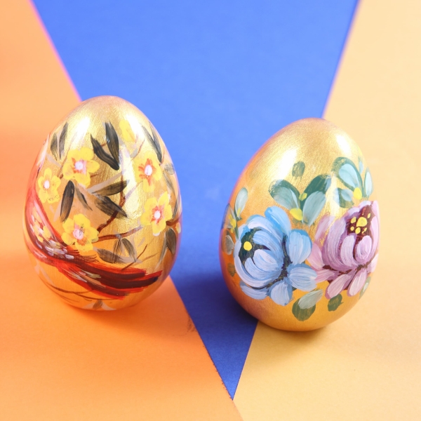 Flower and Bird Nowruz Egg