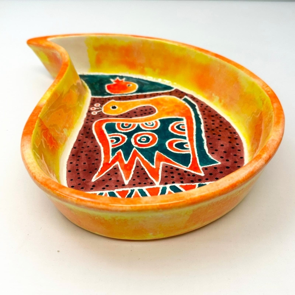 Persian Peacock Toranj Serveware Bowl