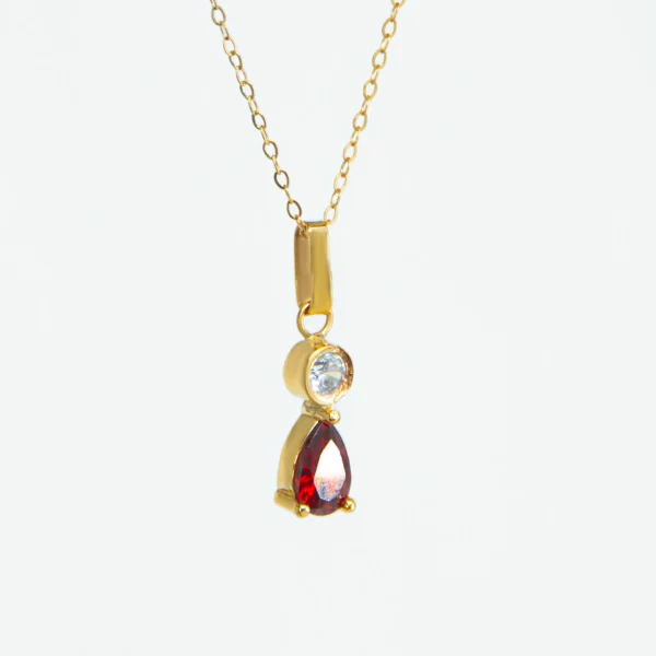 Pomegranate 18k Gold Necklace