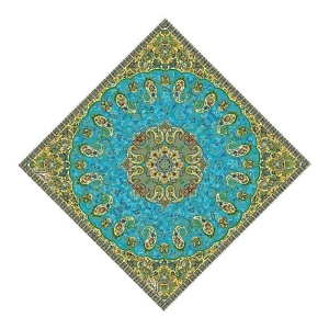 Elegant Green Termeh Cushion Cover