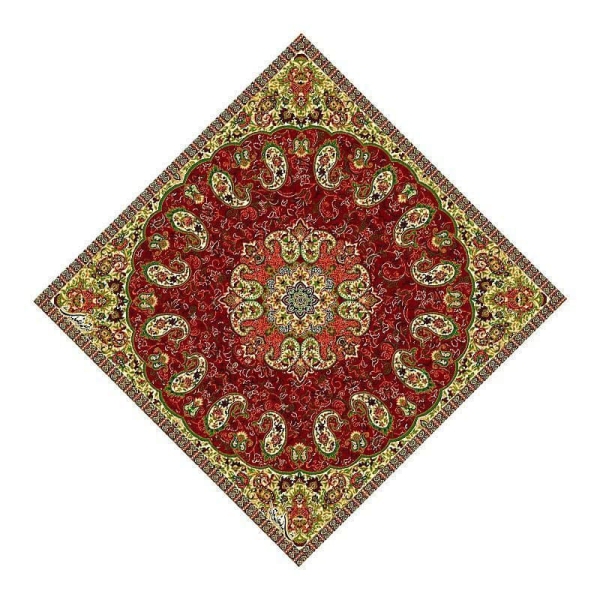 Elegant Red Termeh Cushion Cover