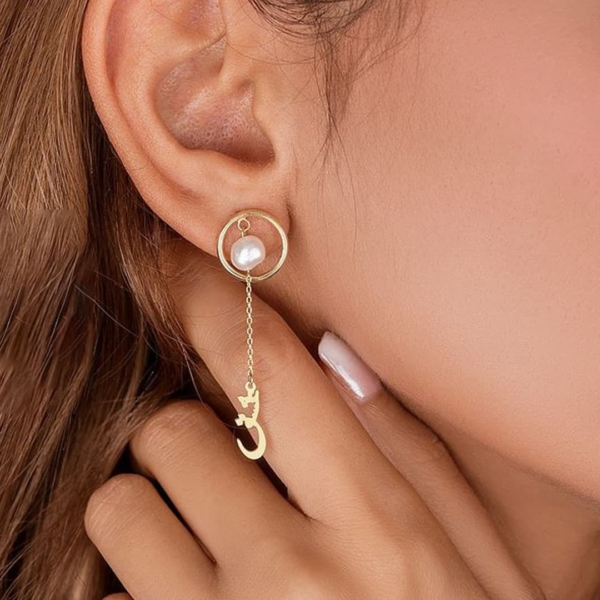 Pearl of Love 18k Gold Earrings
