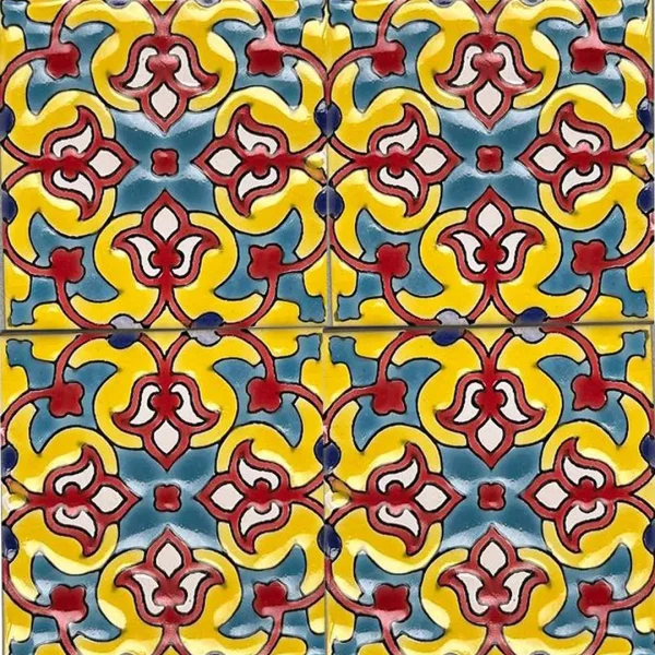 Seven-Color Eslimi Yellow Glazed Tile