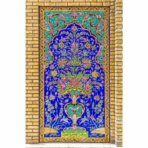 7 Colors Glazed Golestan Castle Tile 200 x 120 cm