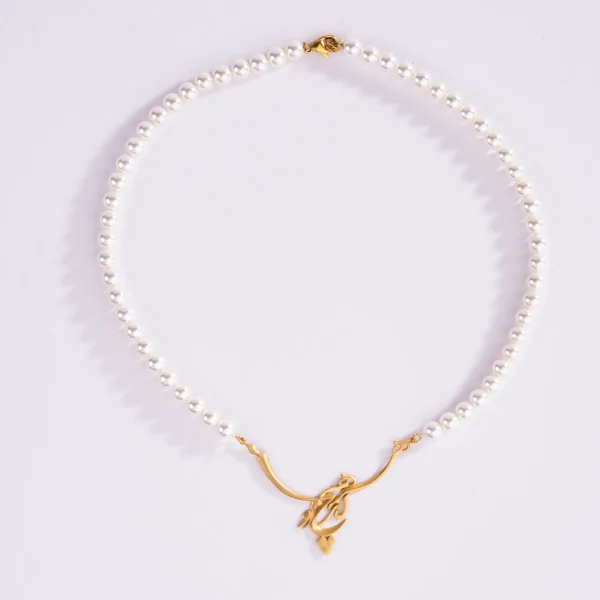 All is Nothing 18K Gold Pearls Necklace