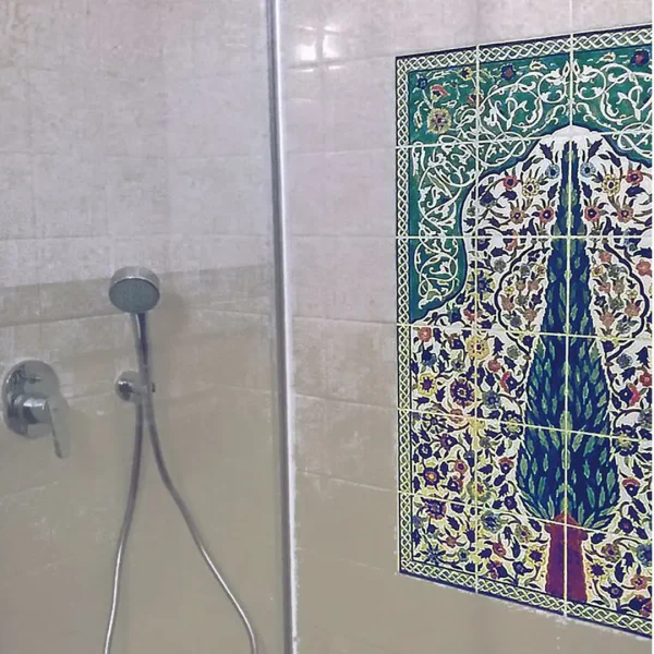 Floral Persian Garden Handmade Tile Pattern