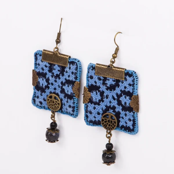 TURQUOISE GREEN BALOCHI EARRINGS