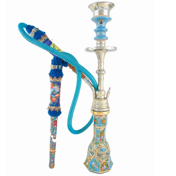 Blue Blossom Luxury Hookah- 40cm