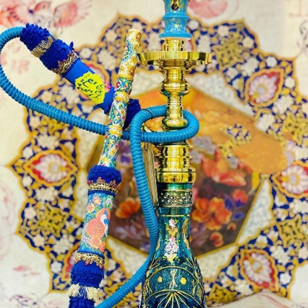 Blue Blossom Luxury Hookah- 40cm