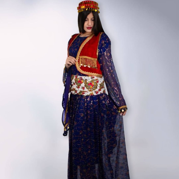 Sorane Satin Elegance Set – Traditional Kurdish Outfit