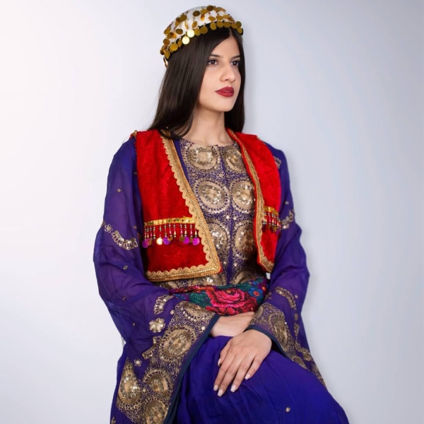 Sorane Traditional Kurdish Outfit – Satin Traditional Set