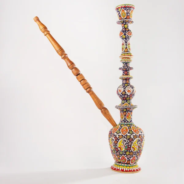 Traditional Persian Minakari Hookah- 60cm