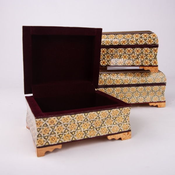 Chovgan Khatam Kari Jewellery Boxes