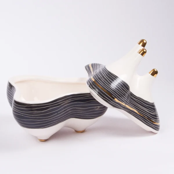 Elegant Deformed Ceramic Serving Set