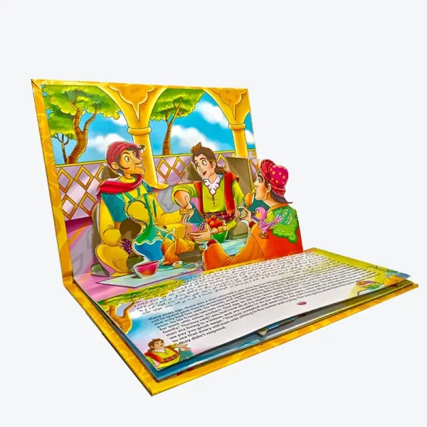 Interactive 3D Pop-Up Persian Folktales Bilingual Book Set for Children