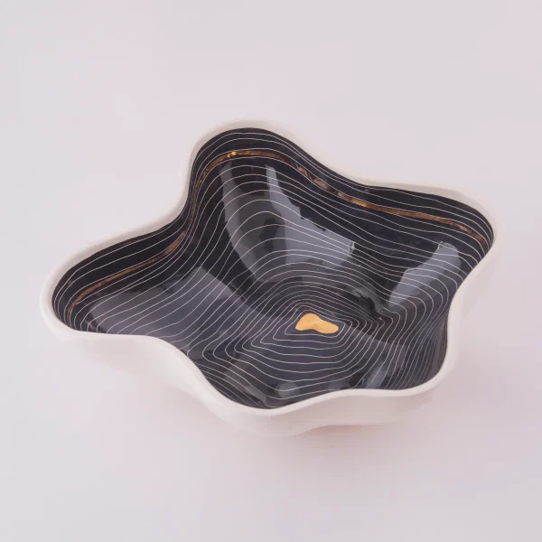 Elegant Deformed Ceramic Serving Set