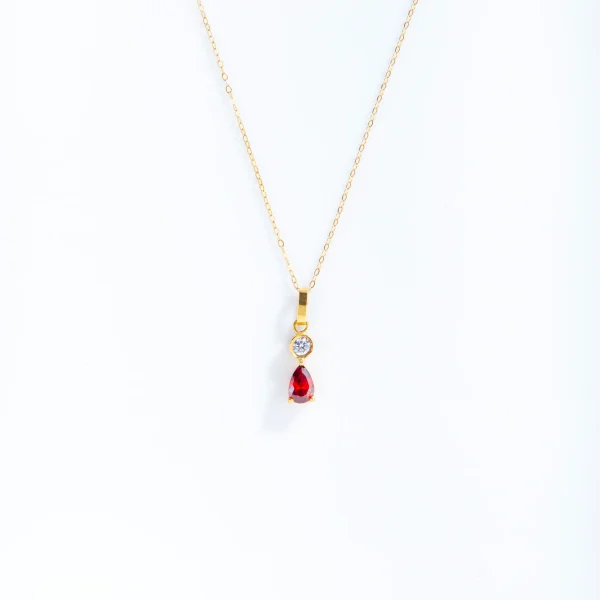 Pomegranate 18k Gold Necklace