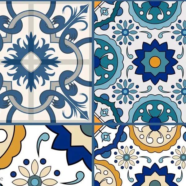 Traditional Persian Tile Wallpaper – Luxury Design