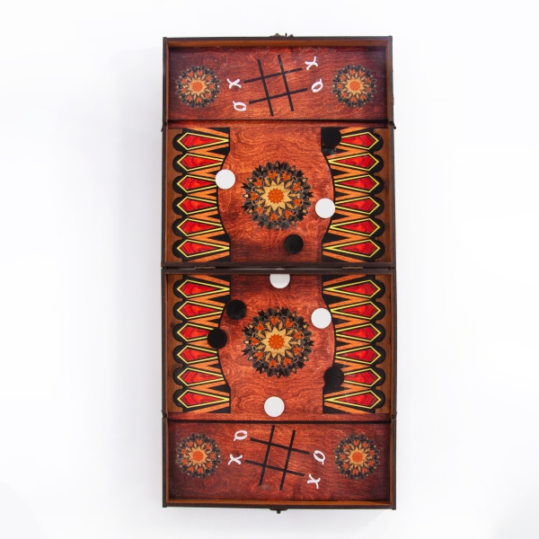 Persian Nostalgia 8-in-1 Wooden Game Set