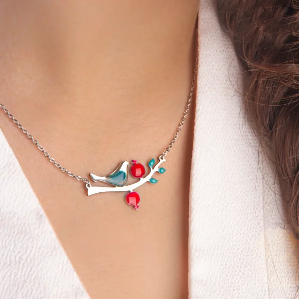 Elegant Persian Pomegranate Necklace