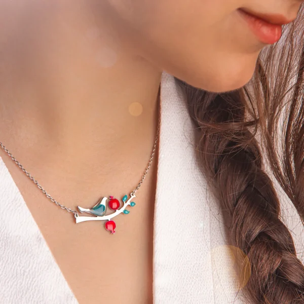 Elegant Persian Pomegranate Necklace