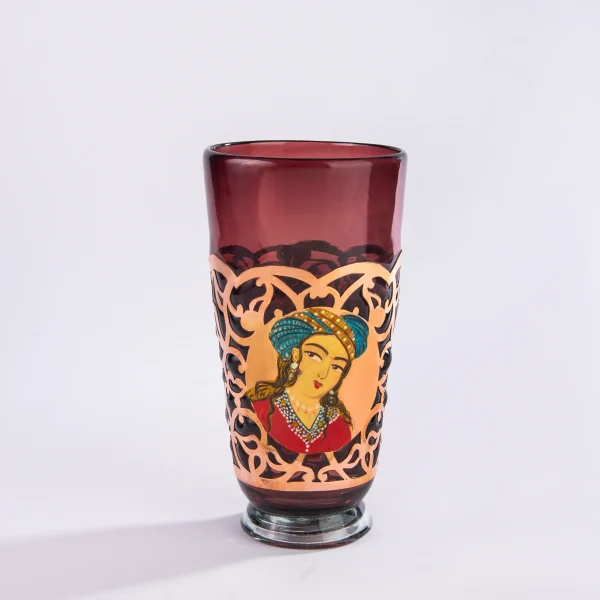 Exclusive Hand-Painted Persian Vase – 18cm Decorative Piece