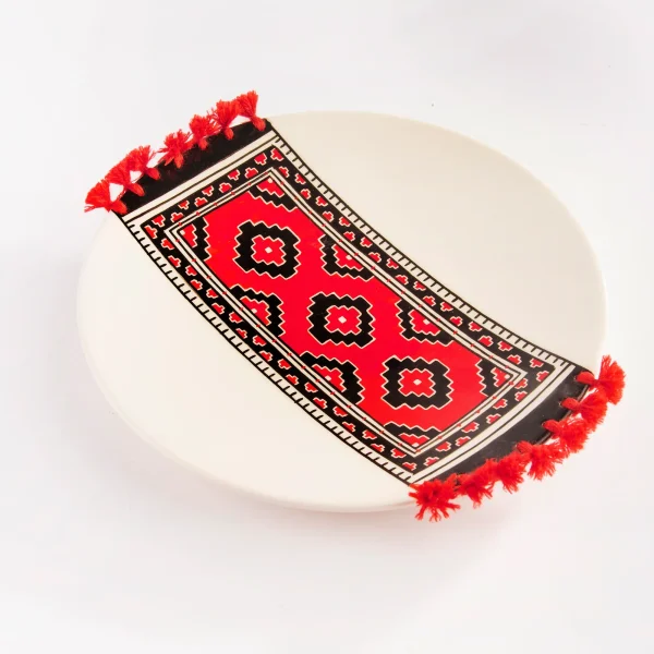 Persian Kilim Dinner Serving Plates – Elegant Design