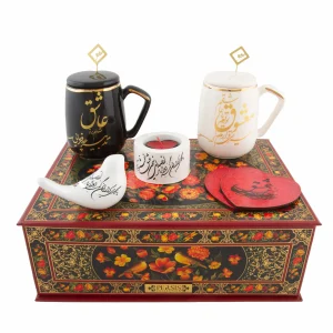 Persian Couple Gift Set - Gold Plated