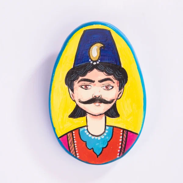 Persian Qajar Couple Miniature Magnet Set