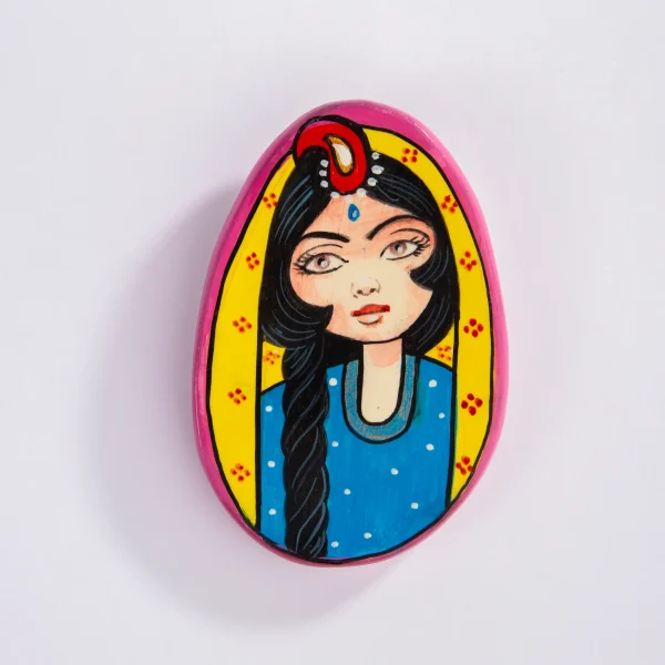 Persian Qajar Couple Miniature Magnet Set