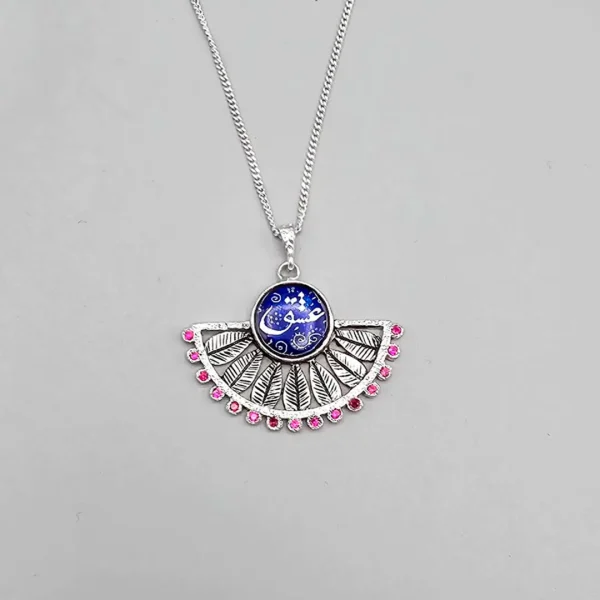 925 Silver Eternal Sun Love Pendant Necklace