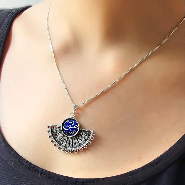 925 Silver Eternal Sun Love Pendant Necklace