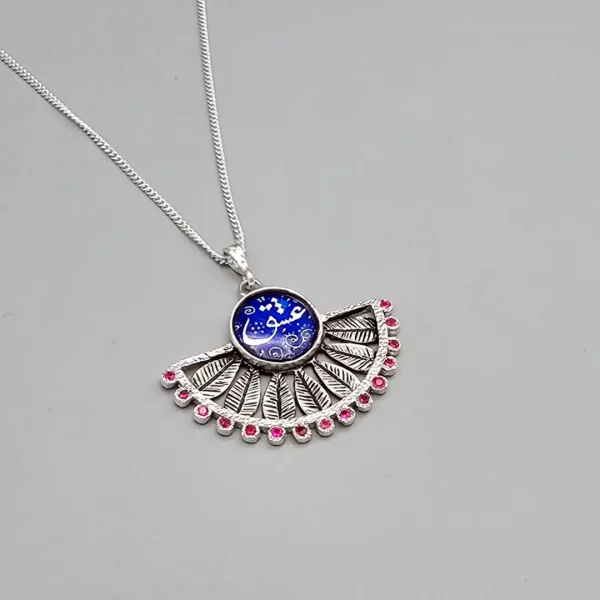 925 Silver Eternal Sun Love Pendant Necklace