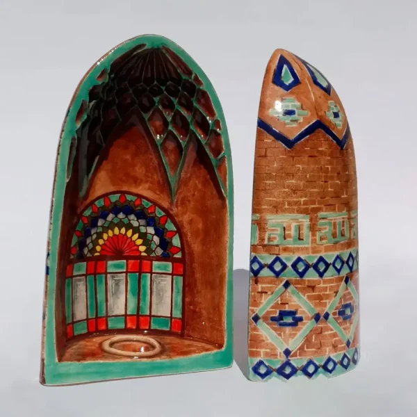 Handcrafted Heritage Ceramic Persian Candle Holder