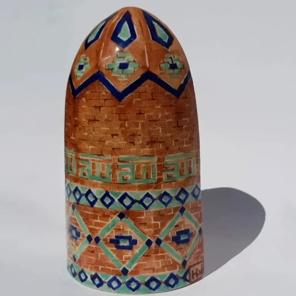 Handcrafted Heritage Ceramic Persian Candle Holder