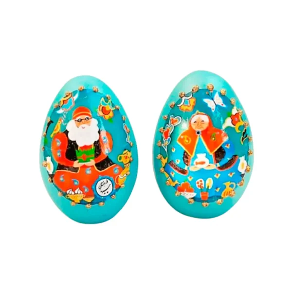 Nane Sarma and Amoo Norooz Ceramic Egg Set