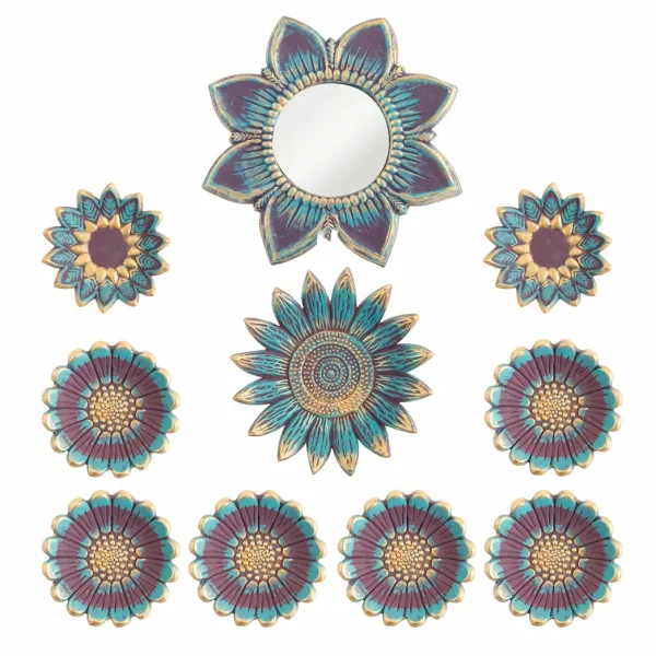 Persian Sunflower Patina Art Haft Sin Set