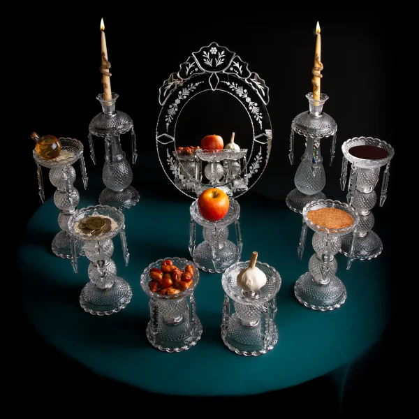 Baccarat Crystal Haft Seen Set with Fortic Plated