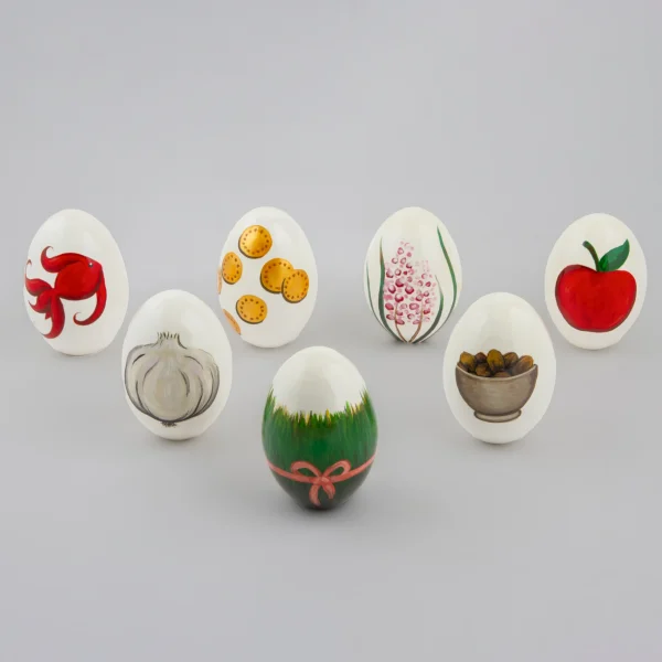 Handmade Haft Seen Egg Set 7 Piece Collection