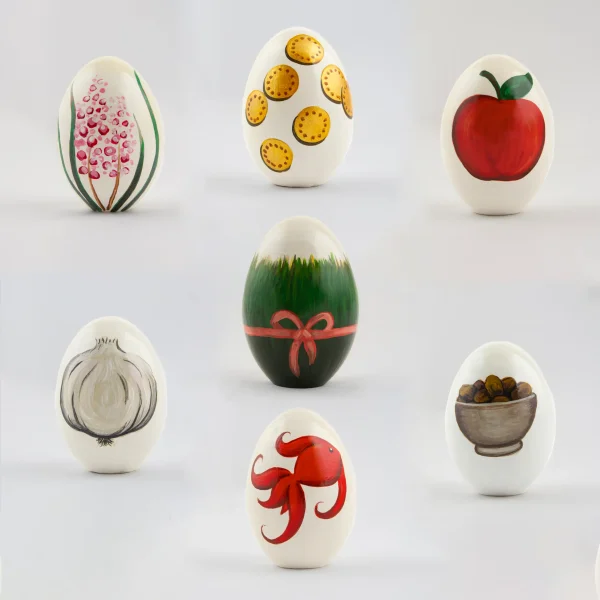 Handmade Haft Seen Egg Set 7 Piece Collection