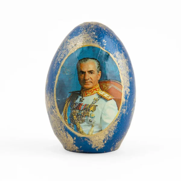 Royal Pahlavi Persian Ceramic Egg Set