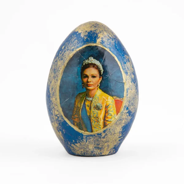 Royal Pahlavi Persian Ceramic Egg Set