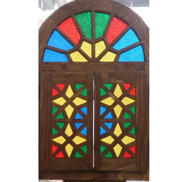 Traditional Persian Orosi Window Acacia Design