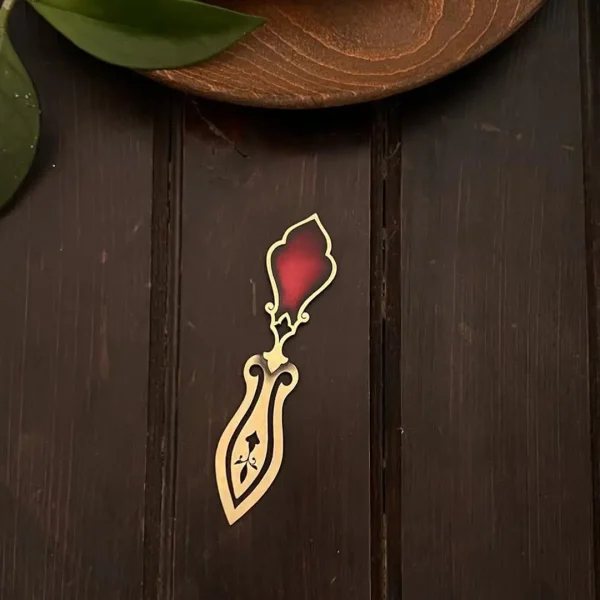 Traditional Persian Brass Bookmark